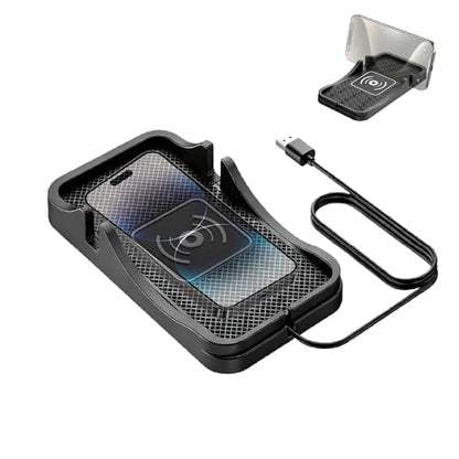 Non Slip Wireless Charger Mat for Ford Ranger 2000-2011 2019-2025, USB Car Wireless Charger Non-Slip Phone Charging Wireless Car Charger