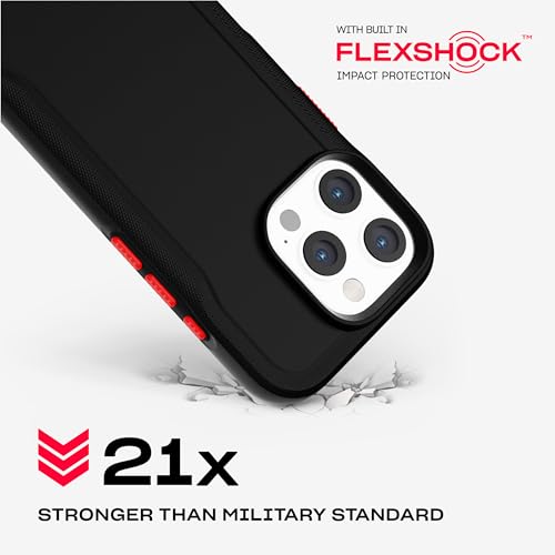 Tech21 EvoPro for iPhone 16 Pro Compatible with MagSafe - Impact Protection Case 21x Military Standard Tested - in Black - color: Black, size: iPhone 16 Pro