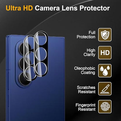 3 Pack Camera Lens Protector for Samsung Galaxy Z Fold 7 - size: Galaxy Z Fold 7