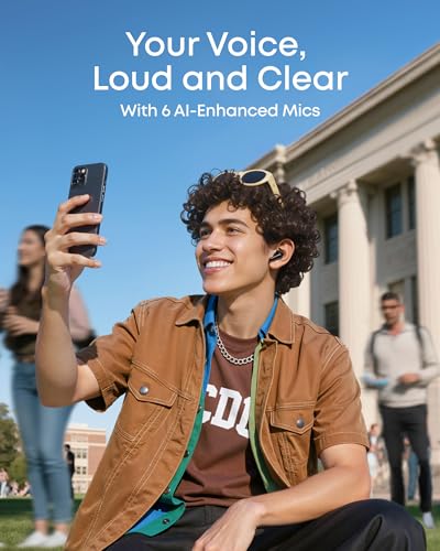 Soundcore P31i by Anker Translation Earbuds with Real-Time Adaptive ANC - color: Black