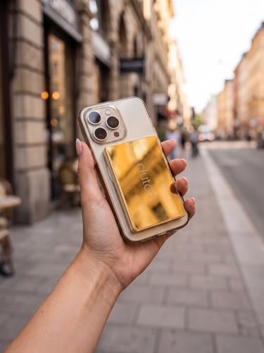 Clutch - Pro USB-C Portable Charger - Compatible with iPhone 15, 16, 17 & Android Devices - Power Bank Magnetic Battery - TSA Travel Approved - USB Rechargeable - Built-in Cable - 5000 mAh - 3.7oz - color: Gold