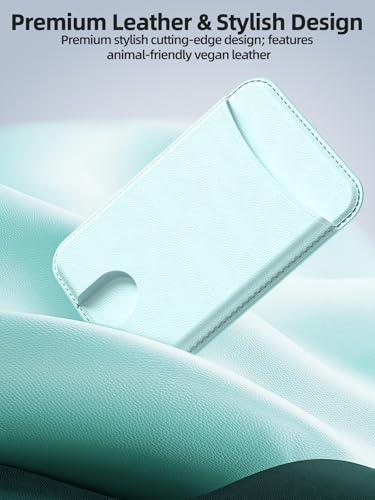 Miroddi for MagSafe Wallet, 4 Cards Holder, Stronger Magnetic Phone Wallet - color: Blue