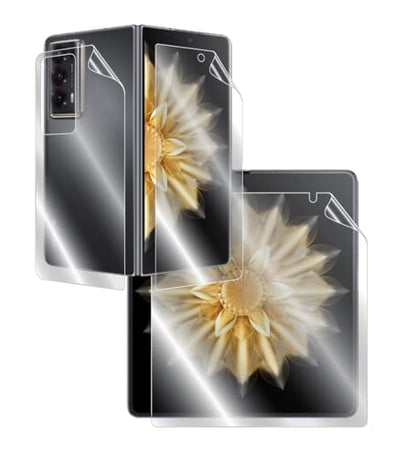 IPG For HONOR Magic V2 FULL BODY ( External + İnternal Screen + Back) HydroGel Screen Protector Invisible Touch Screen Sensitive Ultra HD Clear Film Anti Scratch Skin Guard - Smooth / Self-Healing / Bubble -Free Screen & Back for MagicV2