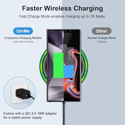 Wireless Charger Fast Charging for Samsung Galaxy S26 Ultra S25 Edge S24 FE