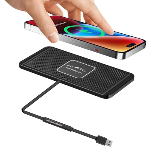 Wireless Car Charger Qi Charging Pad Fast 15W 10W 7.5W Quick Charge Adapter for iPhone 14 13 12 Mini 11 Pro Max 8 Plus X XR Xs Airpods LG Samsung Note Galaxy Buds S9 S10 S20 S21 S22 S23 Android Phones - size: 12IN Long Cable