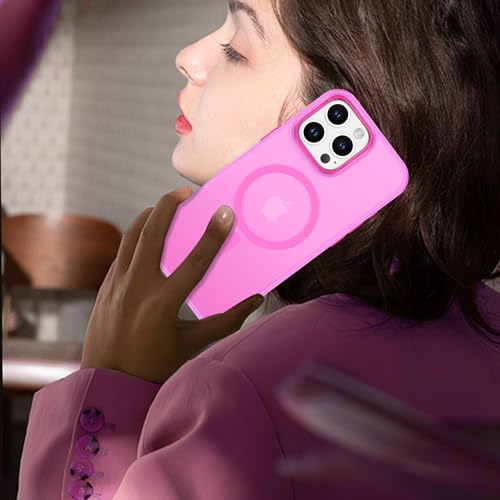 BENTOBEN Magnetic for iPhone 16 Pro Max Case,(Compatible with MagSafe) (Military Grade Drop Protection) Slim Translucent Matte Shockproof with Anti-Fingerprint Phone Case 6.9",Fruit Purple - color: Fruit Purple