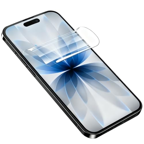 Hydrogel Screen Protector for iPhone 17 Air, Flexible TPU Protective Film [Not Tempered Glass][HD Clear][Fingerprint Support]