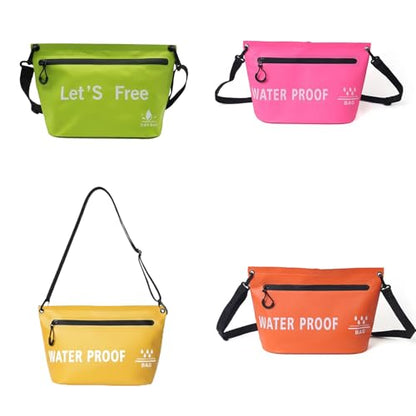 Mesh Beach Bag with Pockets, Extra Large Capacity Pool Tote Bag - color: Orange