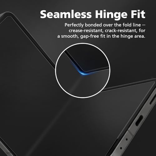 [3+3 Pack] For Samsung Galaxy Z Flip 4 5g, EPU+TPU Anti-Glare Matte Screen Protector, Full Covered Inside + 3 Pack Outer Film, Anti-Fingerprint, Self-Healing, Easy Installation with Alignment Tool - size: Galaxy Z Flip 4