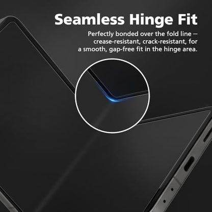 [3+3 Pack] For Samsung Galaxy Z Flip 4 5g, EPU+TPU Anti-Glare Matte Screen Protector, Full Covered Inside + 3 Pack Outer Film, Anti-Fingerprint, Self-Healing, Easy Installation with Alignment Tool - size: Galaxy Z Flip 4