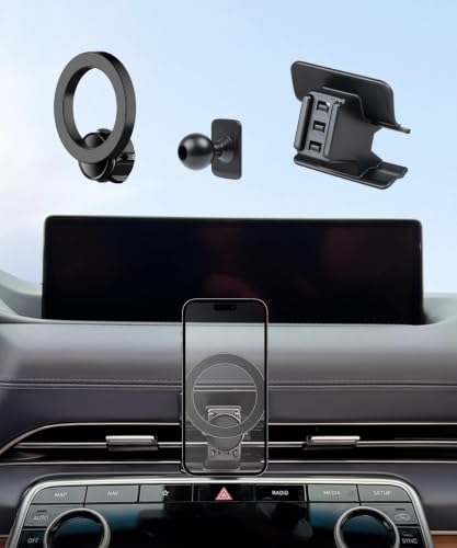 Car Phone Holder for Genesis GV80 2021-2024 Magsafe Mount Accessories