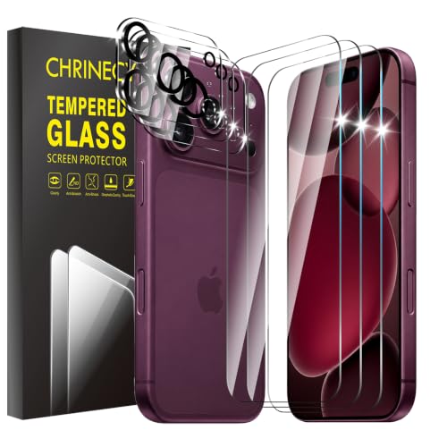 3 Pack Clear Screen Protector for iPhone 18 Pro - size: iPhone 18 Pro 3+3PCS
