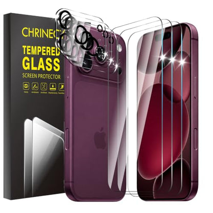 3 Pack Clear Screen Protector for iPhone 18 Pro - size: iPhone 18 Pro 3+3PCS