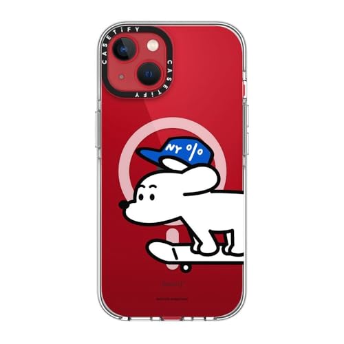 CASETiFY for iPhone 13 Case - Impact Clear Compatible with MagSafe | Not Yellowing | 6.6 ft. 3x Military Grade Drop Protection | Skater JOHN (Standard) | Clear - color: Skater JOHN (Standard), size: Iphone 13 (6.1")