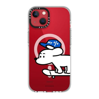 CASETiFY for iPhone 13 Case - Impact Clear Compatible with MagSafe | Not Yellowing | 6.6 ft. 3x Military Grade Drop Protection | Skater JOHN (Standard) | Clear - color: Skater JOHN (Standard), size: Iphone 13 (6.1")