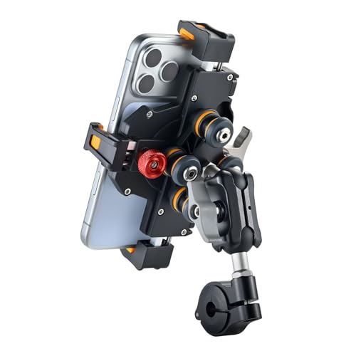 Anti-Theft Motorcycle Phone Mount Holder, High-Strength Plastic - style: M lite
