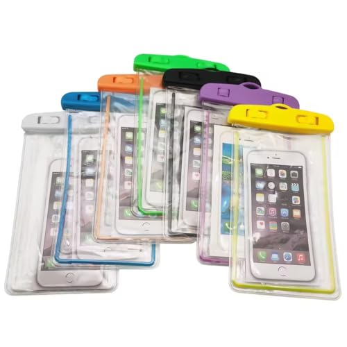 Waterproof Phone Pouch, Universal Dry Bag Case, Touch Screen Compatible, 7.8 x 4.1 Inches, for Swimming, Beach, Boating