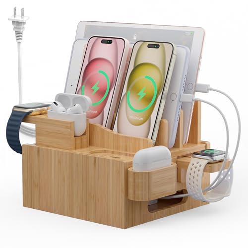 Pezin & Hulin Multiple USB Charging Station Including Charger HUB, 5 Cables
