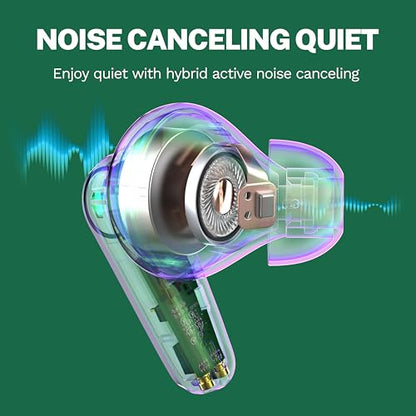 JLab, Go Pods ANC, True Wireless Earbuds, Active Noise Cancelling, Bluetooth, Sage - color: Sage