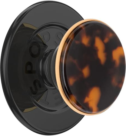 PopSockets Phone Grip for MagSafe, Magnetic Holder- Tortoise - color: Tortoise Shell