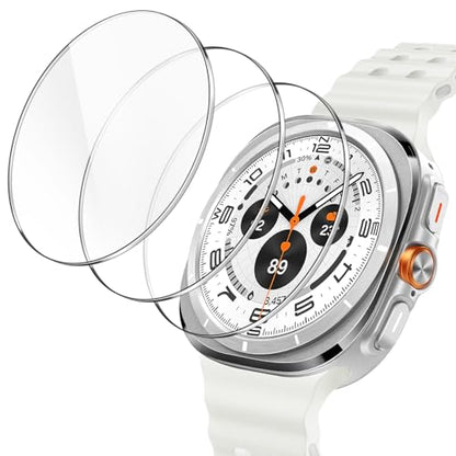JETech Screen Protector for Galaxy Watch Ultra/6 Classic 47mm, 3-Pack | Tempered Glass Protection, HD Clear, Anti-Scratch Design - size: Galaxy Watch Ultra/6 Classic 47mm
