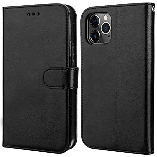 Bocasal Detachable Wallet Case Card Holder for iPhone 11 Pro Max Black - color: Black