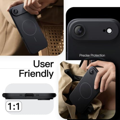 JETech Magnetic Slim Case for iPhone Air, Black - color: Black, size: iPhone Air