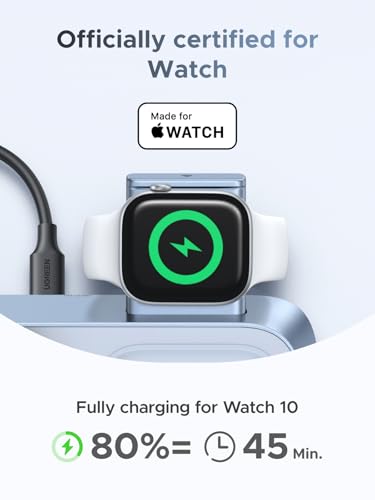 UGREEN MagFlow Qi2.2 25W 3-in-1 MagSafe Compatible Fast Charging Station