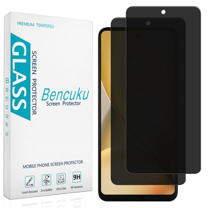 2 Pack Privacy Screen Protector for Motorola Moto G Play 2026 - color: Blac-Moto G Play 2026