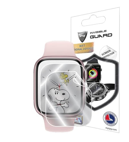 IPG for Watch Series 7-8-9 [41mm] Hydrogel Screen Protector (2 Units) Invisible Ultra HD Clear Film Anti Scratch Guard-Smooth/Self-Healing/Bubble -Free for Series9[41mm]