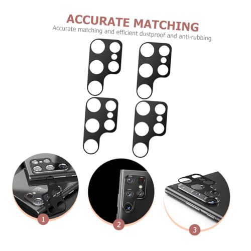 4pcs Scratch Camera Lens Protectors for Metal Lens Rings Precise Fit Rub and Wear Resistant Design