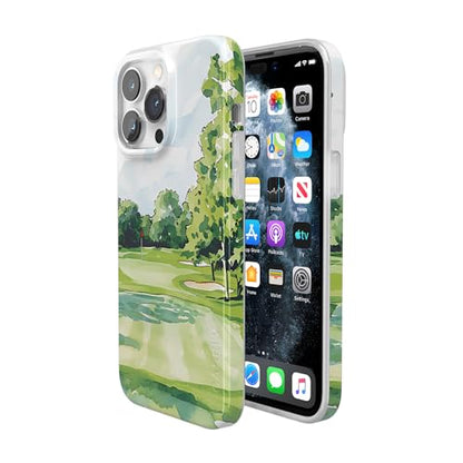 Casely iPhone 14 Pro Case | Clubhouse | Tee Time | Compatible with MagSafe | Classic Ultra Thin Design - color: Clubhouse | Tee Time, size: Iphone 14 Pro