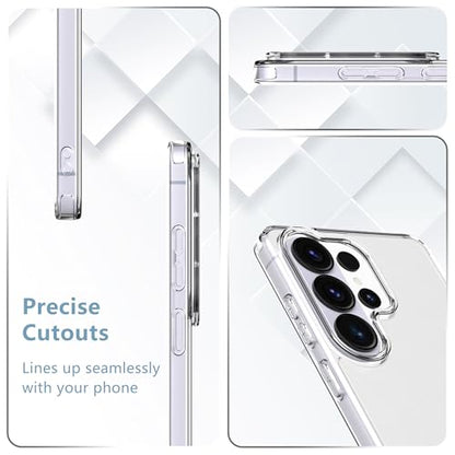 Anoowkoa Designed for Samsung Galaxy S26 Ultra Case + 2 Pack Galaxy S26 Ultra Screen Protector Tempered Glass.[Military Grade Protection] Slim,Transparent,Shockproof，Anti-Scratch -Clear - color: Samsung Galaxy S26 Ultra