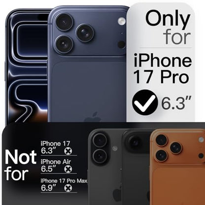 JETech Magnetic Slim Case for iPhone 17 Pro, Black - color: Black, size: iPhone 17 Pro