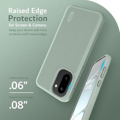 TUDIA MergeGrip Designed for OnePlus 15R Case 5G (2026) - [Military Grade Drop Tested] Dual Layer Shockproof Slim Rugged Tough Protective Phone Cases Cover (Green Lily) - color: Green Lily