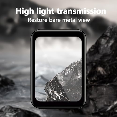 3 Pack for Amazfit GTS 3 Screen Protector (no glass), Self-Healing, 3D Full Screen Coverage Soft Film, Anti Scratch HD Clear Screen Protector for Amazfit GTS 3, Black - size: for Amazfit GTS 3