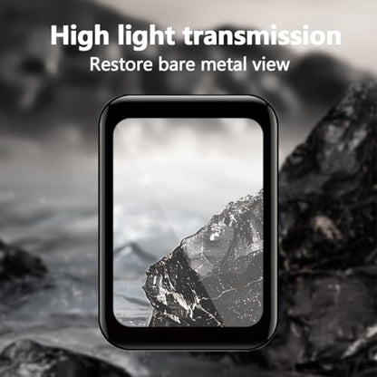 3 Pack for Amazfit GTS 3 Screen Protector (no glass), Self-Healing, 3D Full Screen Coverage Soft Film, Anti Scratch HD Clear Screen Protector for Amazfit GTS 3, Black - size: for Amazfit GTS 3