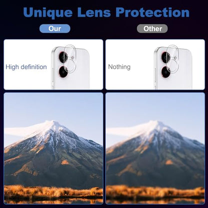 for Xiaomi Poco X8 Pro 5G Screen Protector with Camera Lens Protector, 9H Hardness Anti-Scratch Tempered Glass flim, Case Friendly, Anti-Fingerprint,Anti-Scratch (2+2 PACK) - color: Poco X8 Pro 5G
