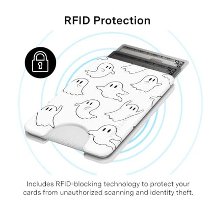 VELVET CAVIAR compatible with MagSafe Wallet - Magnetic Card Holder - color: Ghosted