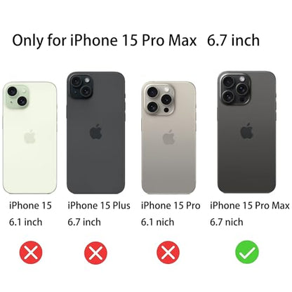 2 Pack Anti-Blue Privacy Tempered Glass for iPhone 15 Pro Max Mirror Anti-Spy Screen Protector Anti-Peeping Film Electroplated Blue 6.7 inch - size: For iPhone 15 Pro Max