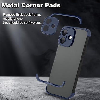 Phone Case Crafted for iPhone 17.Dark Blue - color: Dark-blue, size: iPhone 17