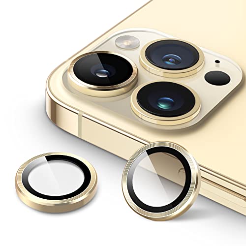 JETech Camera Lens Protector for iPhone 14 Pro/14 Pro Max, Gold, 1 Set - color: Gold