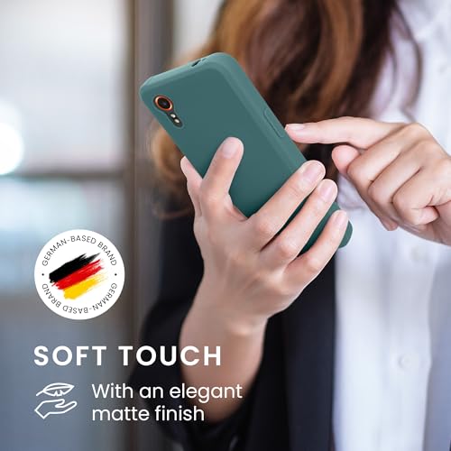 kwmobile Case Compatible with Samsung Galaxy Xcover7 Case - Soft Slim Protective TPU Silicone Cover - Arctic Night - color: Arctic Night