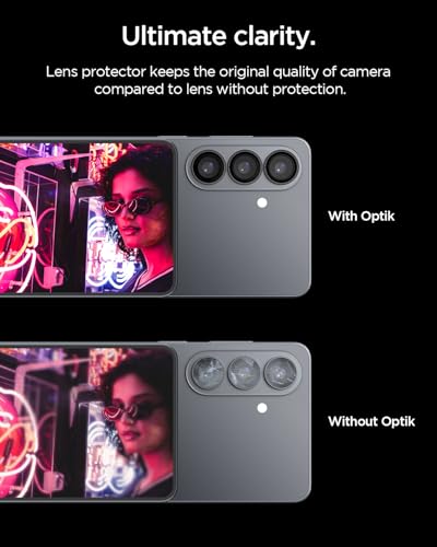 Spigen Camera Lens Protector for Galaxy S26 - Black [2 Pack]