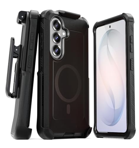 MOTIVE Heavy Duty Case for Samsung Galaxy s26 Plus, Belt Clip | 6.7" | Bunker Series, Military Grade Multi-Layer Protection, PC/TPU Build, Sealed Port Cover, Compatible with MagSafe Qi2 Charging - size: s26 Plus