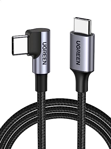 UGREEN 60W Right Angle USB C Cable, Fast Charging Cable, 10ft - size: 10ft