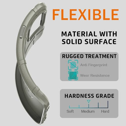 Rugged Shield 8ft Drop Proof TPU Thick Armor Tactical Protective Case Compatible with iPhone 15 Pro Max (6.7 inches) - Light Clay - color: Light Clay, size: iPhone 15 Pro Max