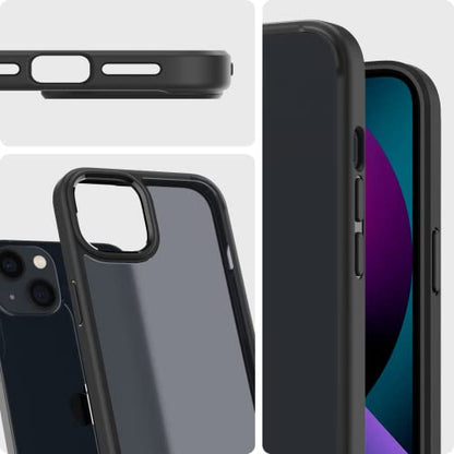 Spigen for iPhone 13 Case, Ultra Hybrid [No Magnet Ring][Anti-Yellowing] - Frost Black - color: Frost Black, size: iPhone 13
