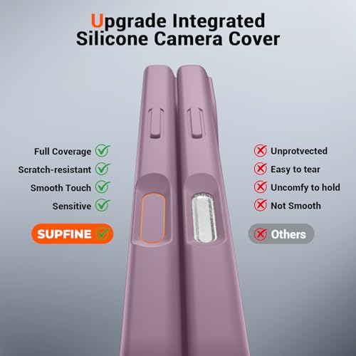 SUPFINE Silicone & Magnetic for iPhone 17 Case - color: Blackcurrant, size: iPhone 17