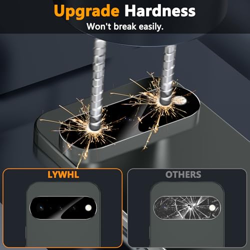 LYWHL 3+2 Pack for Google Pixel 10 Tempered Glass Screen Protector - size: Google Pixel 10